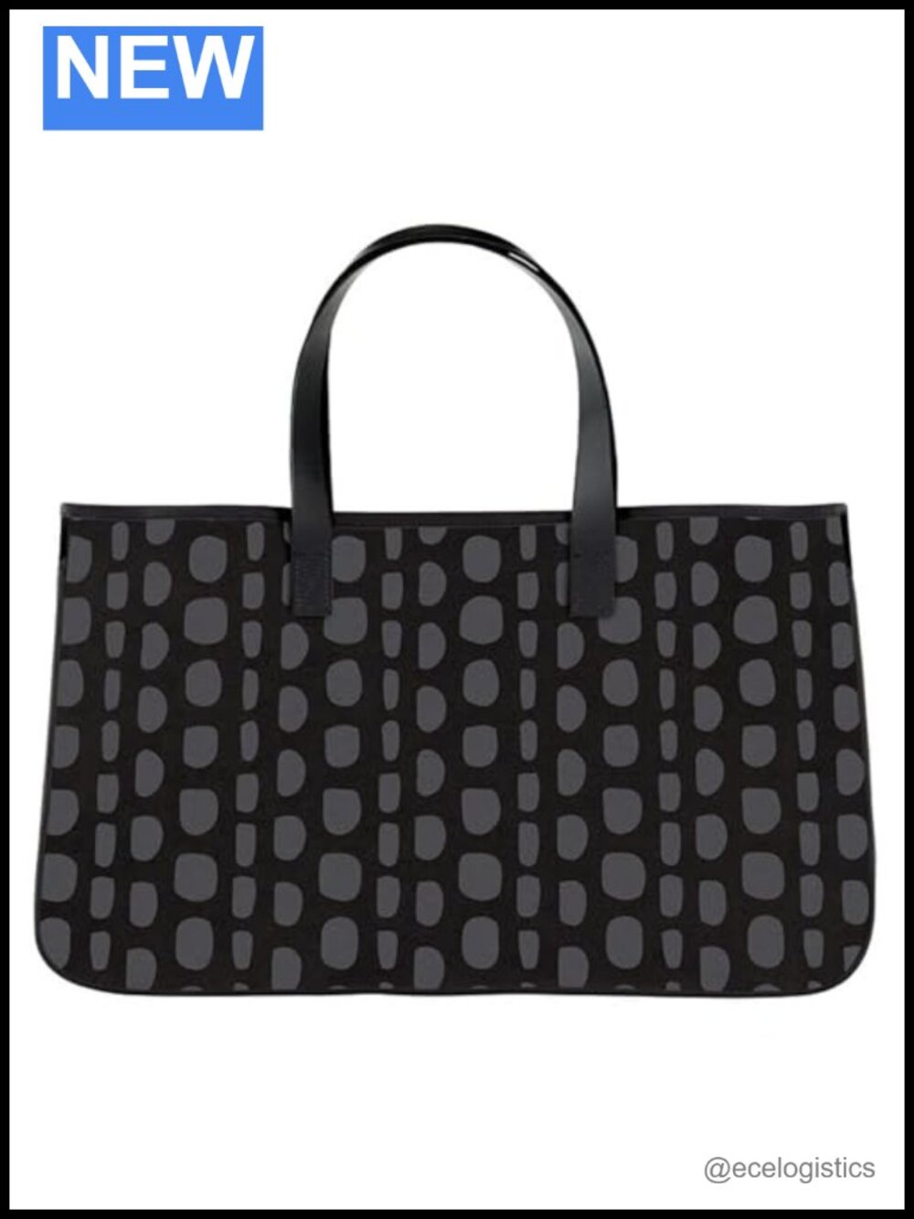 Canvas Shoulder Bag with Waterproof PU Lining Women's Tote